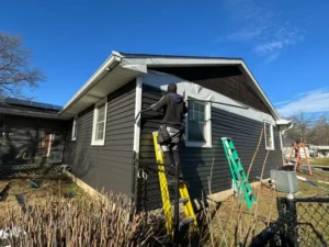 siding installation completed vinyl siding on residential home exterior, Portillo Construction are Siding Contractors Morton IL trusts