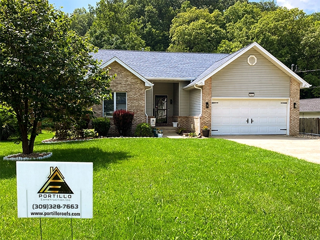 residential roofing asphalt shingle roof installed on single family home